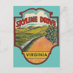 Skyline Drive, Briefkaart Virginia