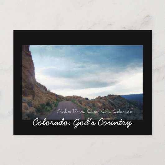 Skyline Drive, Canon City, Colorado Briefkaart (Voorkant)