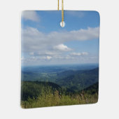 Skyline drive Front royal, Virginia photography Keramisch Ornament (Rechts)