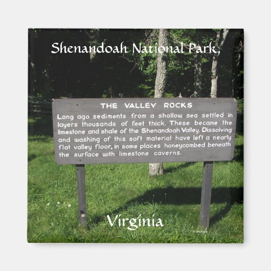 Skyline Drive Magneet (Voorkant)