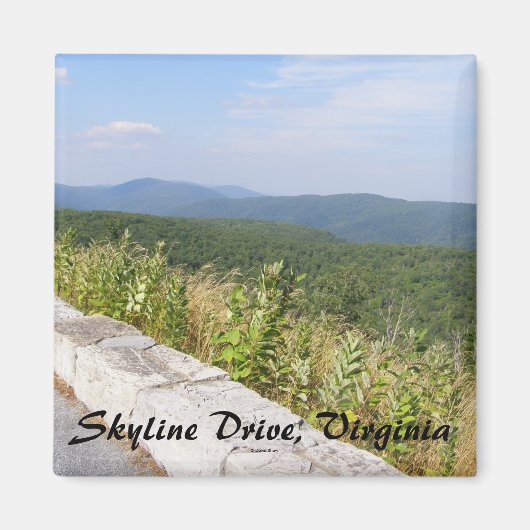Skyline Drive Magneet (Voorkant)