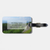 Skyline Drive Schilderachtig Mountains Foto Bagagelabel (Achterkant horizontaal)