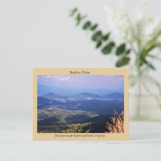 Skyline Drive Shenandoah Briefkaart (Staand voorkant)