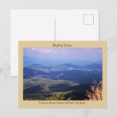 Skyline Drive Shenandoah Briefkaart (Voorkant / Achterkant)