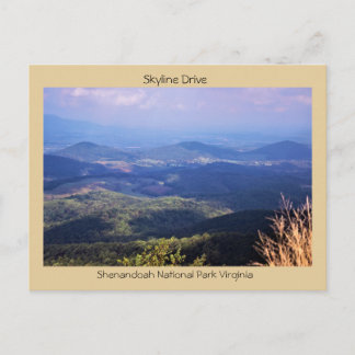 Skyline Drive Shenandoah Briefkaart