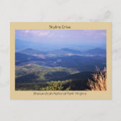 Skyline Drive Shenandoah Briefkaart (Voorkant)