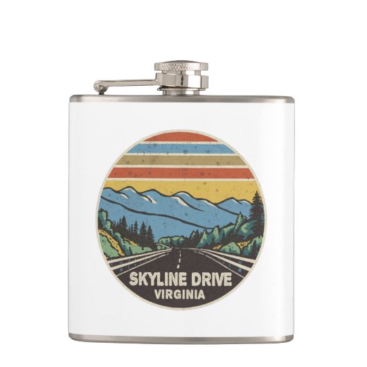 Skyline Drive Shenandoah Virginia Mountains Heupfles (Voorkant)