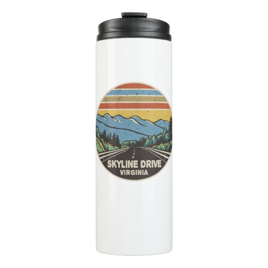 Skyline Drive Shenandoah Virginia Mountains Thermosbeker (Voorkant)
