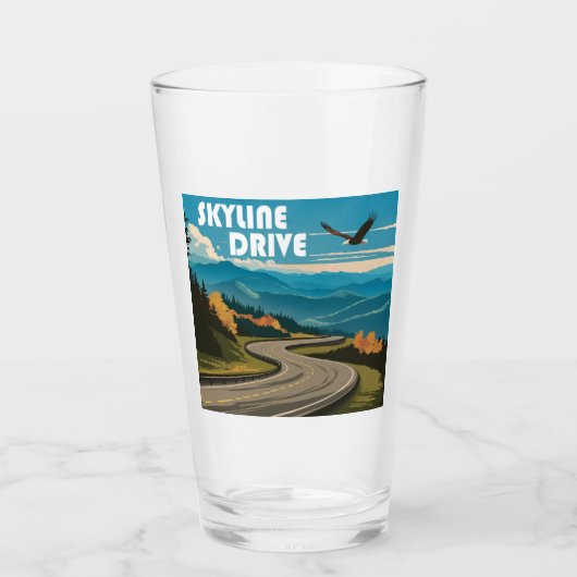 Skyline Drive Virginia Eagle Glas (Voorkant)