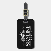 Skyline Drive Virginia Motorcycle Bagagelabel (Voorkant verticaal)