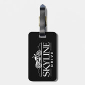 Skyline Drive Virginia Motorcycle Bagagelabel (Achterkant verticaal)