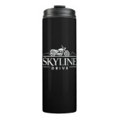 Skyline Drive Virginia Motorcycle Thermosbeker (Voorkant)