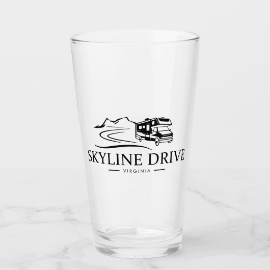 Skyline Drive Virginia Recreatievoertuig Glas (Voorkant)