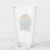 Skyline Drive Virginia Retro Glas (Achterkant)
