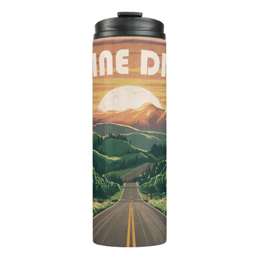 Skyline Drive Virginia Sunset Thermosbeker (Voorkant)