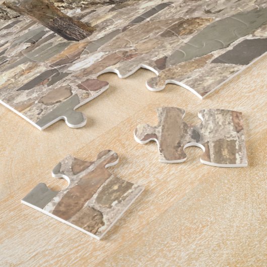 Skyline en Pier van St Andrews, Fife, Schotland Legpuzzel (Zijkant)