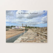 Skyline en Pier van St Andrews, Fife, Schotland Legpuzzel (Horizontaal)