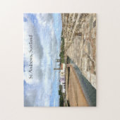 Skyline en Pier van St Andrews, Fife, Schotland Legpuzzel (Verticaal)