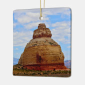 Skyline en Steen Keramisch Ornament (Links)