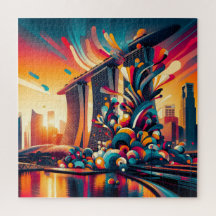 Skyline Fantasy: Singapore's Marina Bay