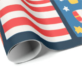 Skyline Fireworks Night Sky Cadeaupapier (Rol Hoek)