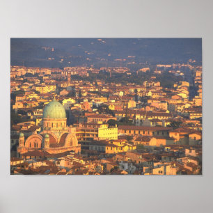 Skyline Florence Italië Poster