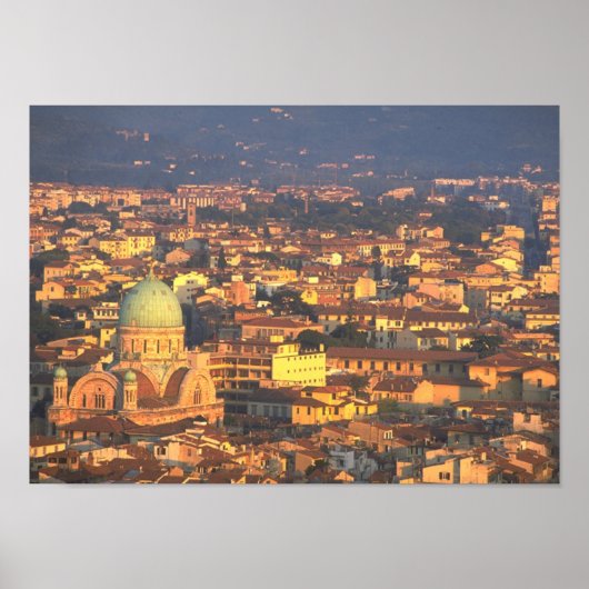 Skyline Florence Italië Poster (Voorkant)