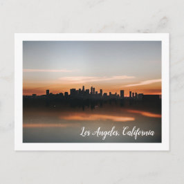 Skyline Fotografie van Los Angeles op Sunset Briefkaart
