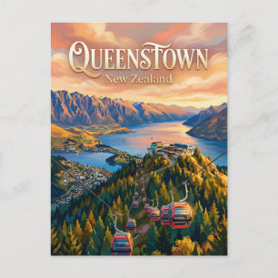 Skyline Gondola Queenstown Nieuw-Zeeland Briefkaart