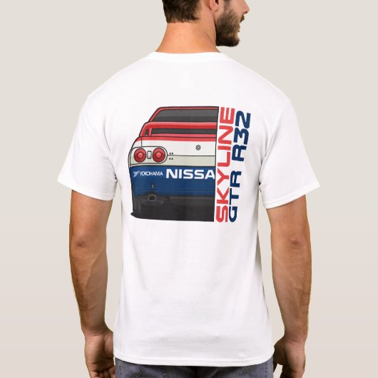 Skyline GT-R Bathurst Livery A T-shirt (Achterkant)