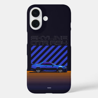 Skyline GT-R R34 Bayside Blue iPhone 16 Hoesje