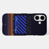 Skyline GT-R R34 Bayside Blue Case-Mate iPhone Case (Achterkant (horizontaal))