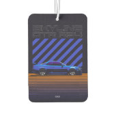 Skyline GT-R R34 Bayside Blue Luchtverfrisser (Achterkant)