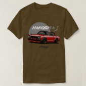 Skyline GTR Hakosuka red T-shirt (Design voorkant)