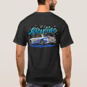Skyline GTR R34 (Icoon Brian O'Conner) T-shirt (Achterkant)