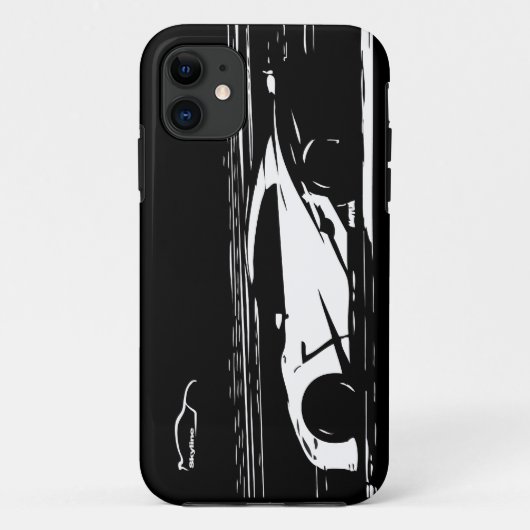 Skyline GTR Rolling Shot Case-Mate iPhone Case (Achterkant)
