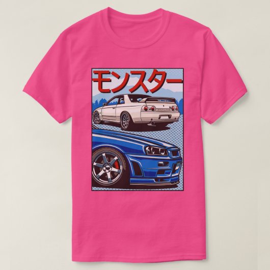 Skyline GTR-team T-shirt (Design voorkant)