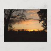 SKYLINE HAAG IN OBERBAYERN BEI SONNENUNTERGANG BRIEFKAART (Voorkant)