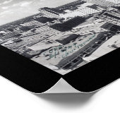 Skyline Houston TX Foto 1949 Poster (Hoek)