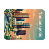 Skyline Indiana Magneet (Horizontaal)