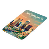 Skyline Indiana Magneet (Linkerzijde)