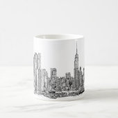 Skyline inkt van New York Koffiemok (Center)