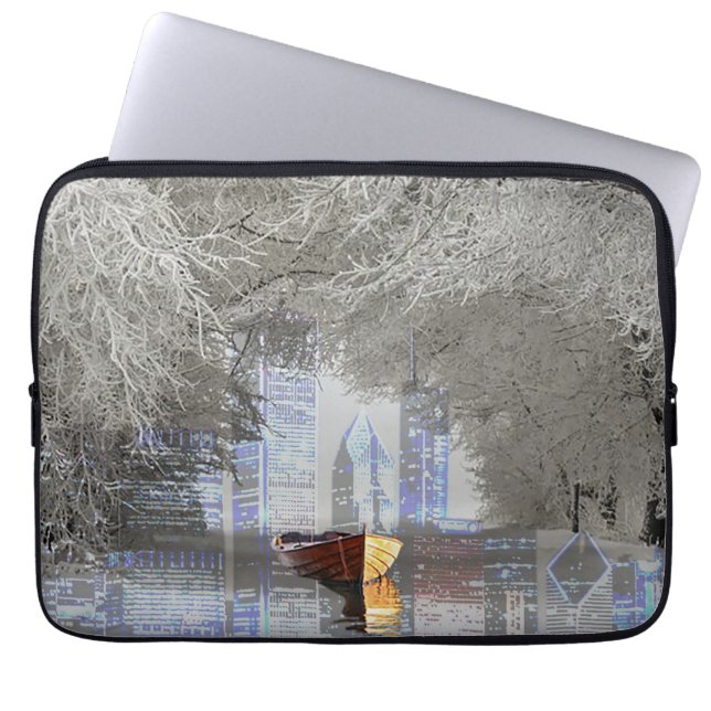 Skyline Laptop Sleeve (Voorkant)