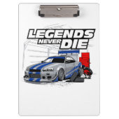 SKYLINE LEGENDS STERVEN NOOIT! KLEMBORD (Voorkant)