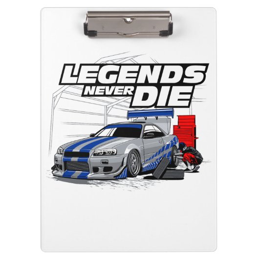 SKYLINE LEGENDS STERVEN NOOIT! KLEMBORD (Voorkant)