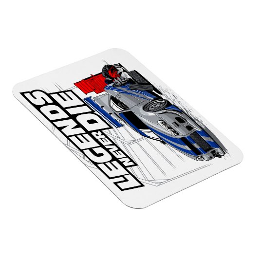 SKYLINE LEGENDS STERVEN NOOIT! MAGNEET (Rechterzijde)