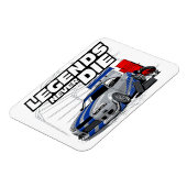 SKYLINE LEGENDS STERVEN NOOIT! MAGNEET (Linkerzijde)