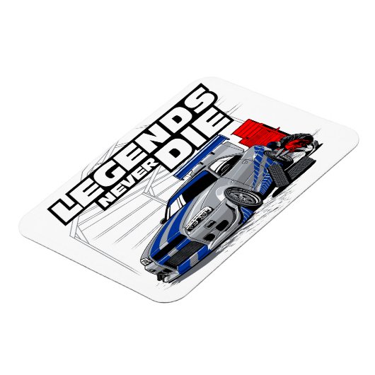 SKYLINE LEGENDS STERVEN NOOIT! MAGNEET (Linkerzijde)