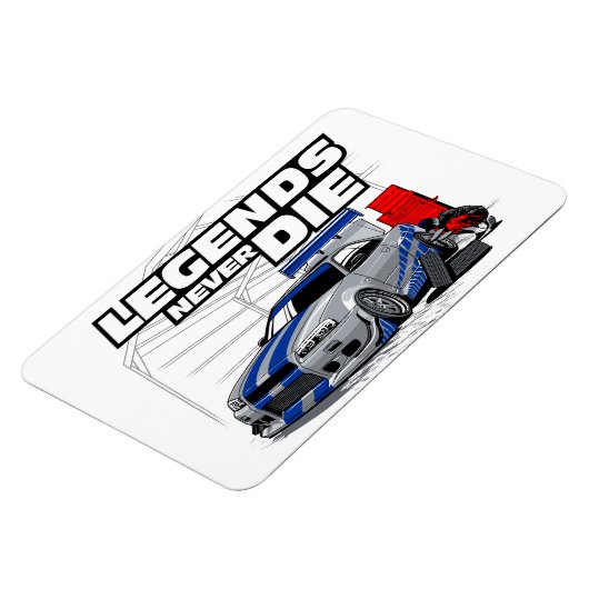 SKYLINE LEGENDS STERVEN NOOIT! MAGNEET (Linkerzijde)