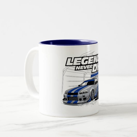 SKYLINE LEGENDS STERVEN NOOIT! TWEEKLEURIGE KOFFIEMOK (Voorkant links)